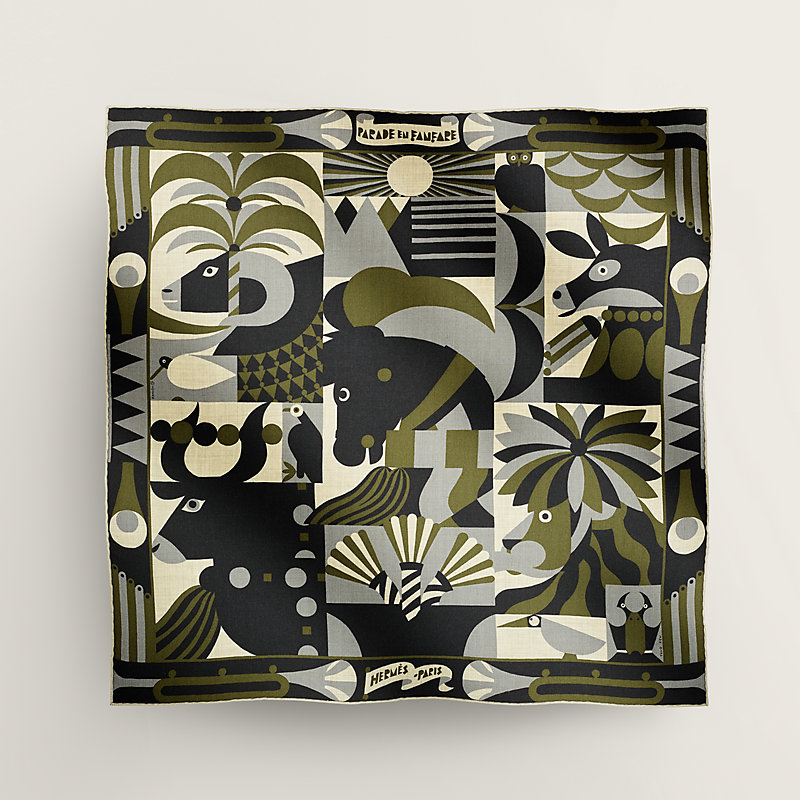 Parade en Fanfare scarf 65 | Hermès UAE
